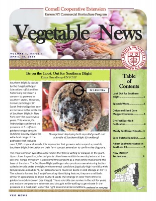 Veg News April 18th 2018