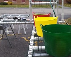 Building an Easy Clean Produce Wash Table