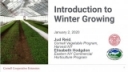 Introduction to Winter Growing Webinar